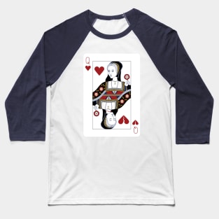 Anne, Queen of Hearts Baseball T-Shirt